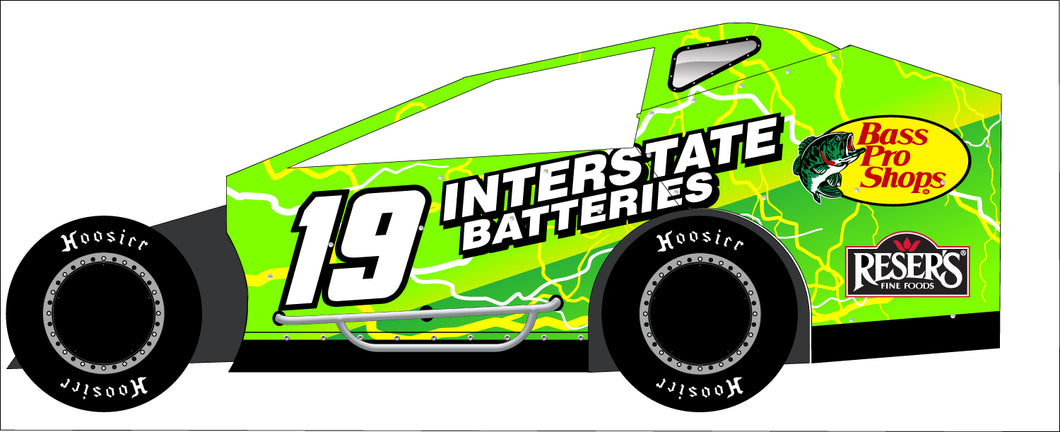 Interstate Batteries #19 Replica Mudboss Wrap