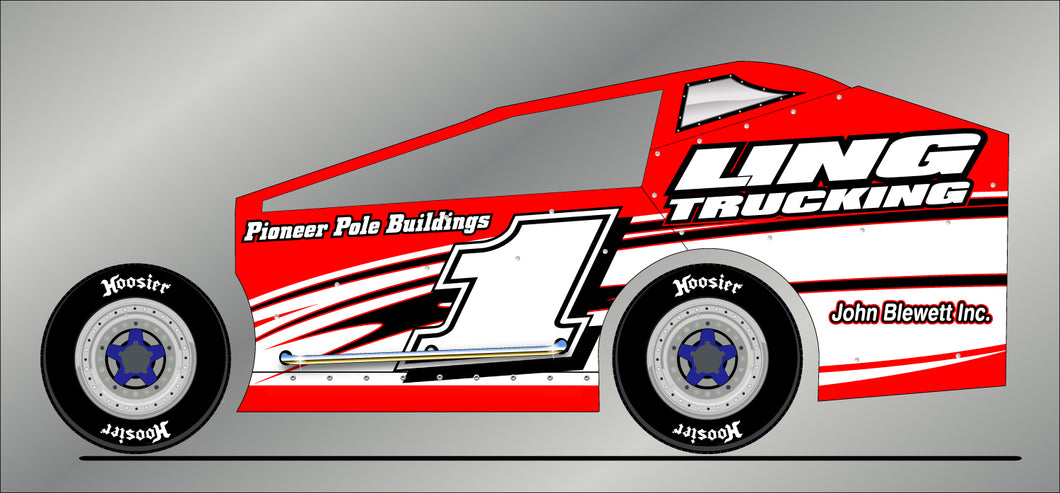 Pauch Sr. #1 Red Replica Mudboss Wrap