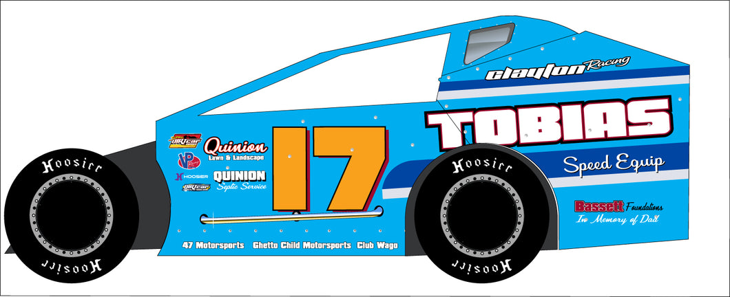 Toby Tobias #17 2022 Replica Mudboss Wrap